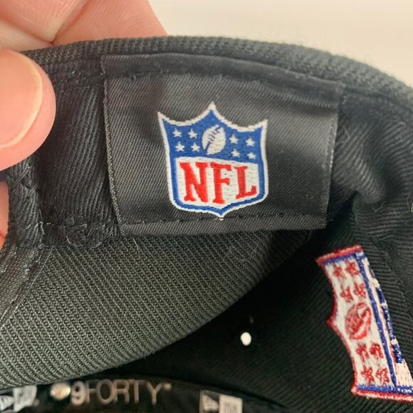 New York Giants NFL Black Blue New Era 9Forty Snapback Hat New - Picture 6 of 6